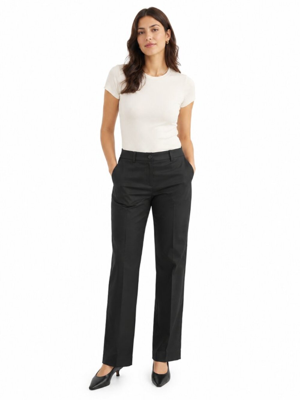 AllSaints Women's Black Trousers